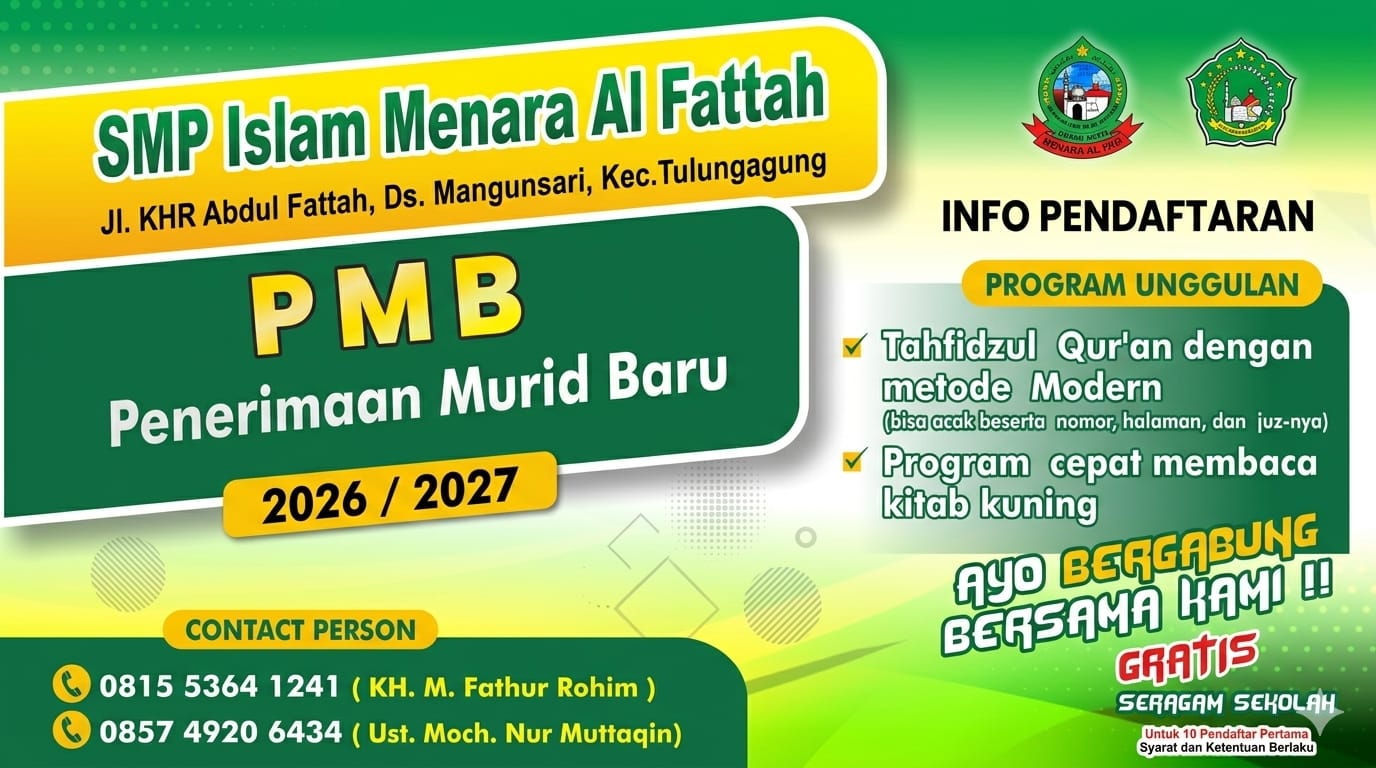 Penerimaan Murid Baru (PMB) Tahun Pelajaran 2026/2027